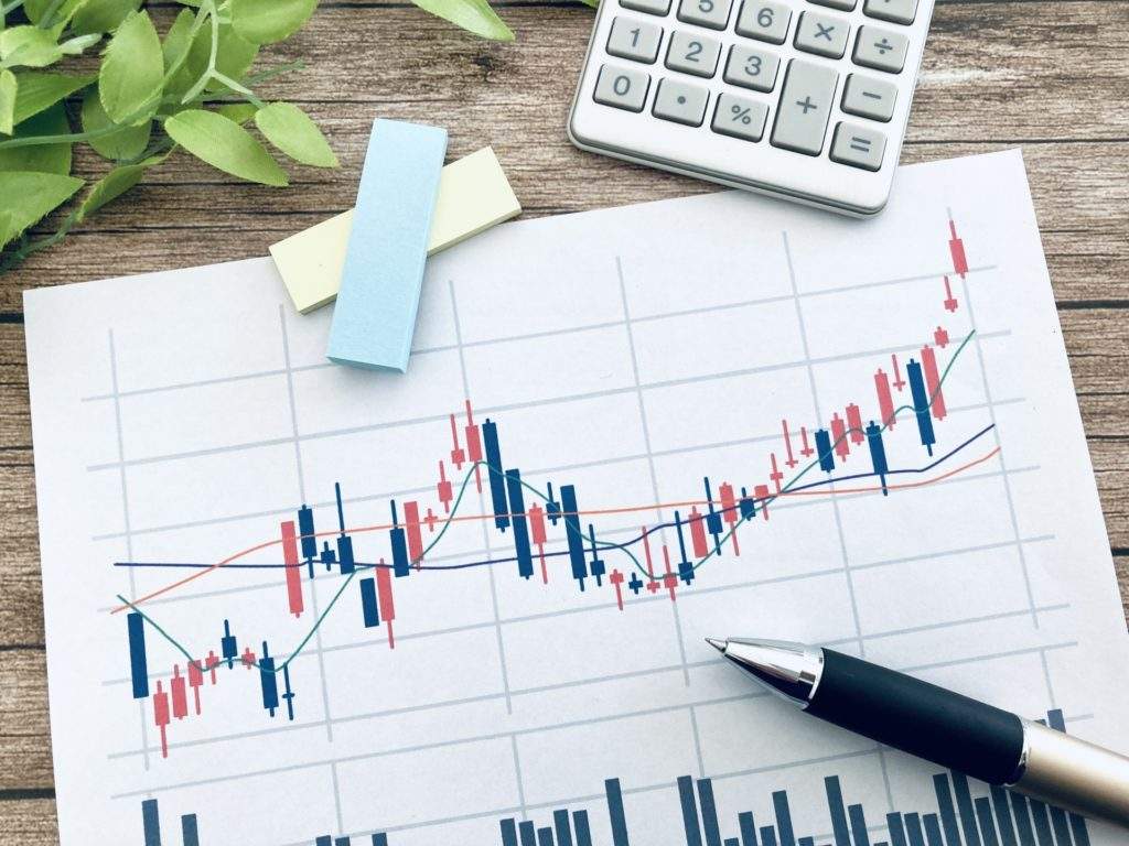 紙のチャートの写真